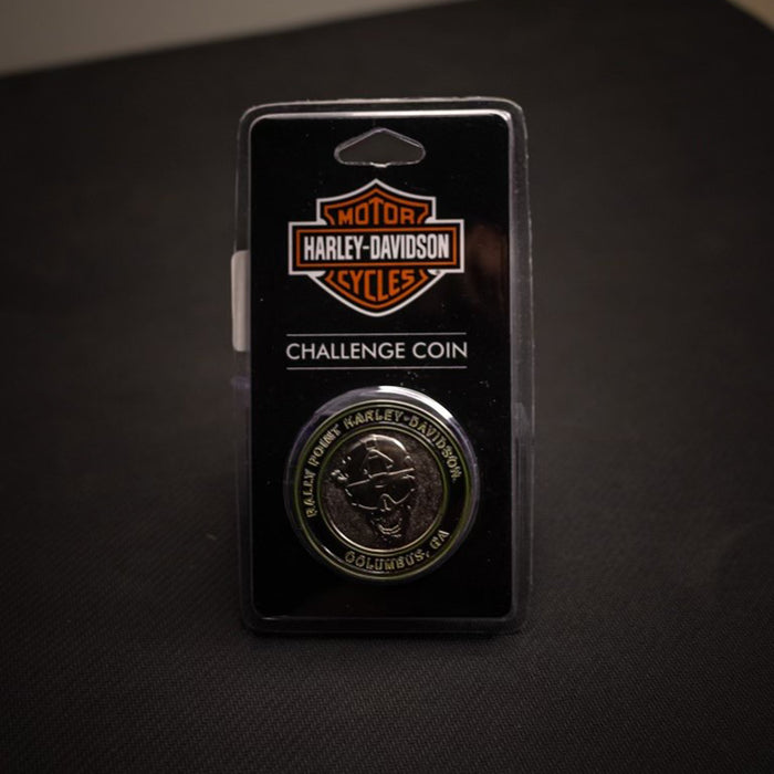 Rally Point Skull Challenge Coin