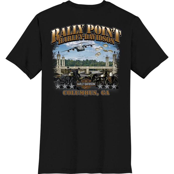 Harley Davidson-Rally Point Bridge T-Shirt
