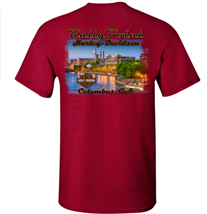 Harley Davidson- Rally Point Riverwalk Mural Men's Short Sleeve