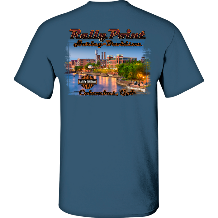 Harley Davidson- Rally Point Riverwalk Mural Men's Short Sleeve