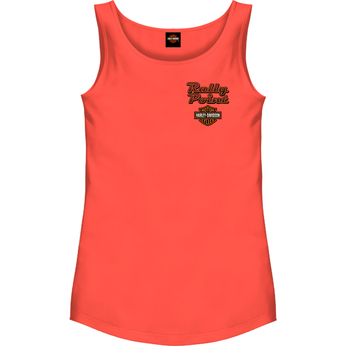 Harley Davidson- Rally Point Riverwalk Mural Ladies Tank Top