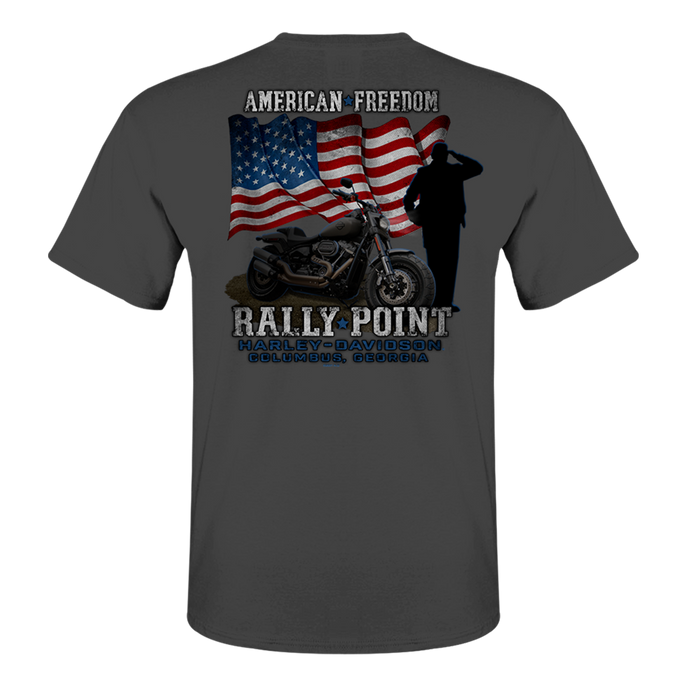 Rally Point All American Men's Short Sleeve Shirt with Pocket
