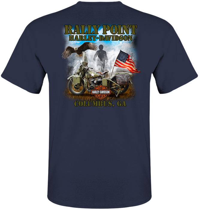 Rally Point Courage and Bravery Men's Short Sleeve Shirt