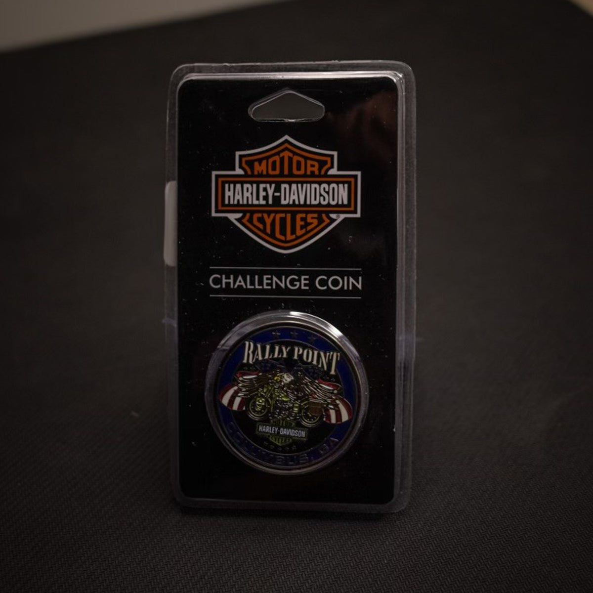 Rally Point Eagle Challenge Coin Rally Point Harley Davidson